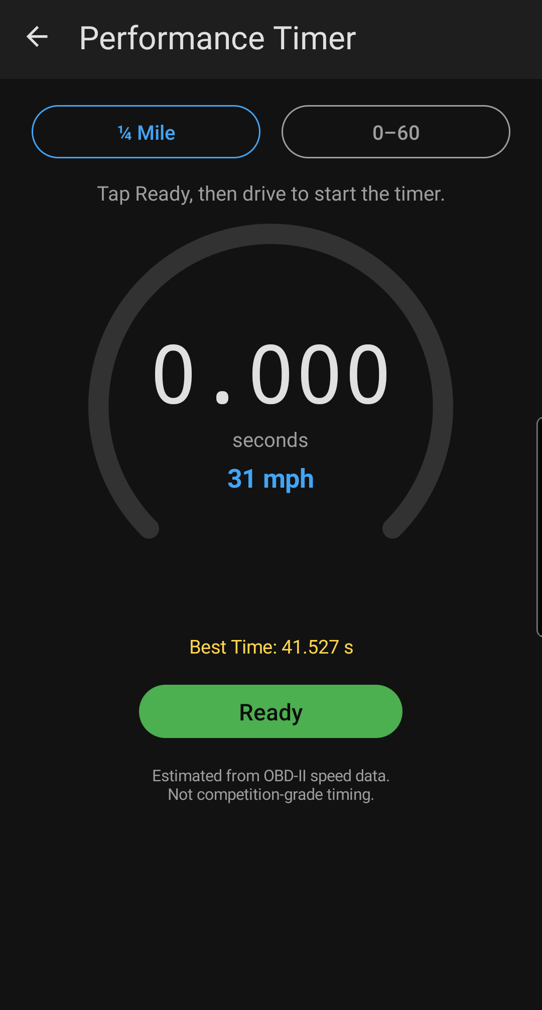 Performance timer